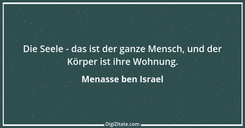 Zitat von Menasse ben Israel 1