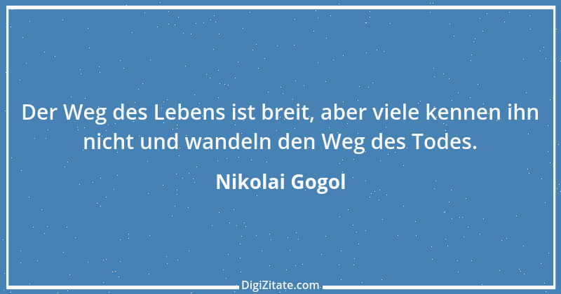 Zitat von Nikolai Gogol 11