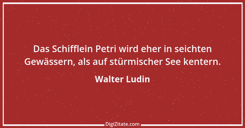 Zitat von Walter Ludin 541