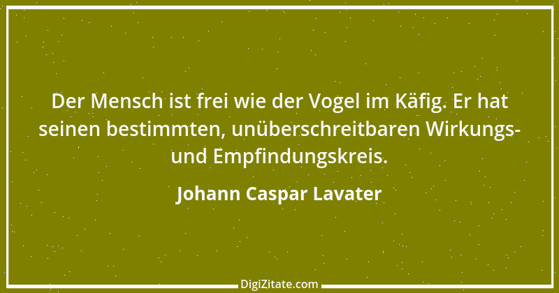 Zitat von Johann Caspar Lavater 10