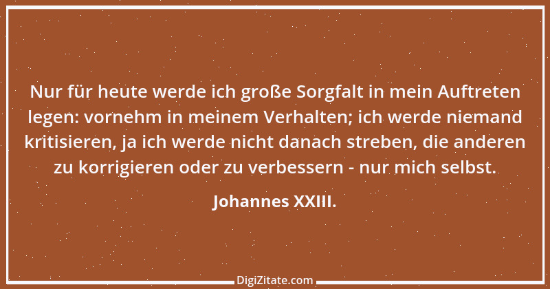 Zitat von Johannes XXIII. 18