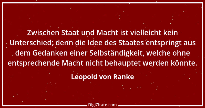 Zitat von Leopold von Ranke 84