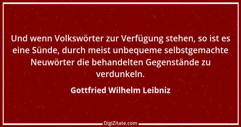 Zitat von Gottfried Wilhelm Leibniz 51