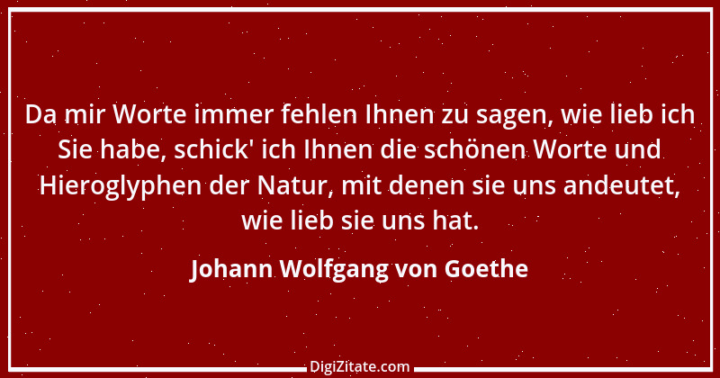 Zitat von Johann Wolfgang von Goethe 1041