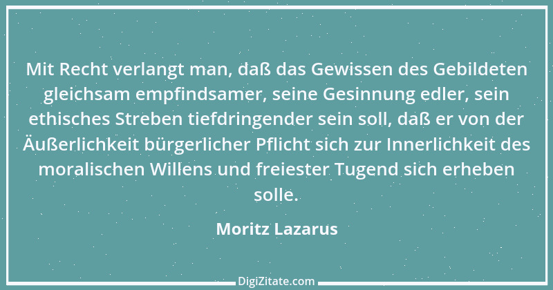 Zitat von Moritz Lazarus 3