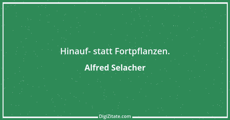 Zitat von Alfred Selacher 366