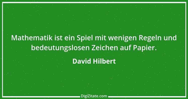 Zitat von David Hilbert 5