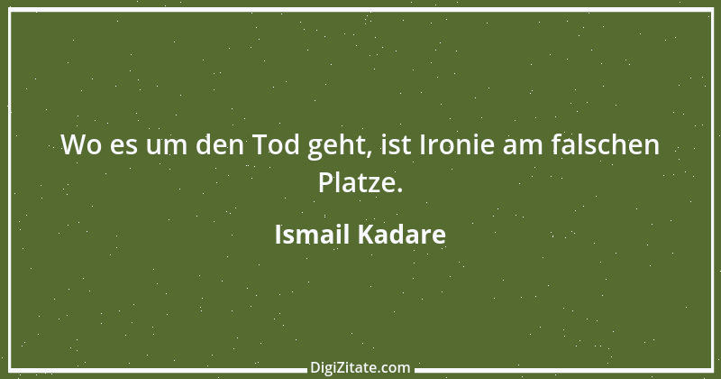 Zitat von Ismail Kadare 23