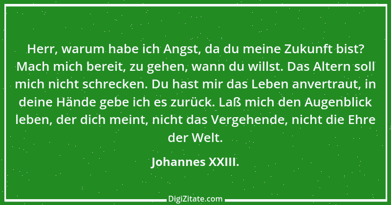 Zitat von Johannes XXIII. 20