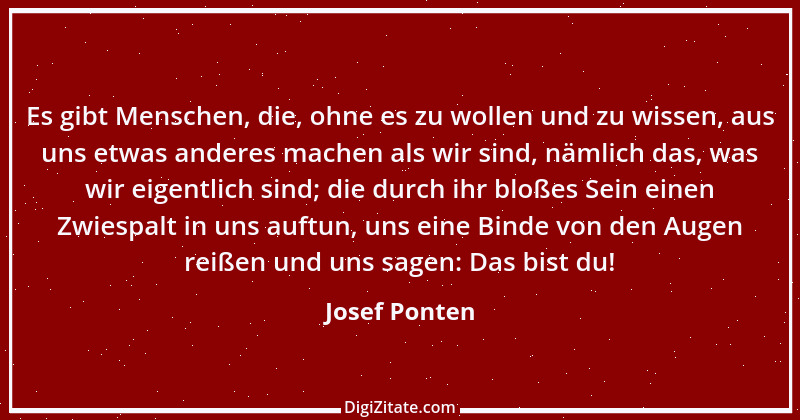 Zitat von Josef Ponten 8