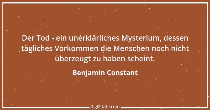 Zitat von Benjamin Constant 2