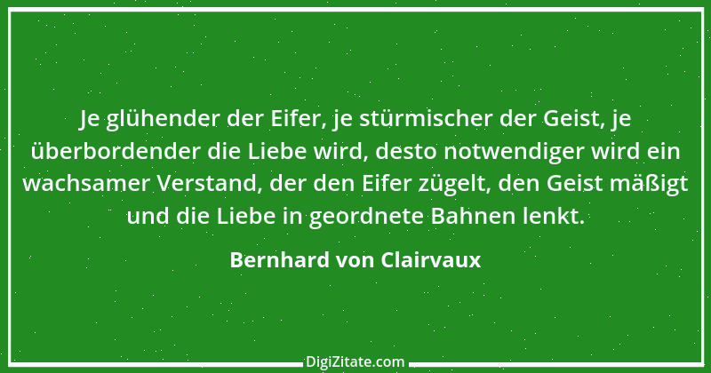 Zitat von Bernhard von Clairvaux 79