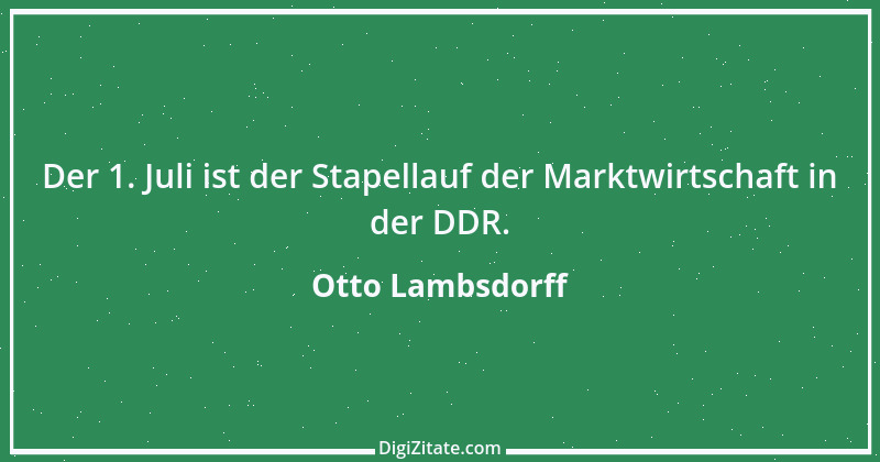 Zitat von Otto Lambsdorff 1