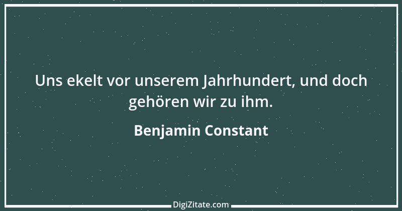 Zitat von Benjamin Constant 3