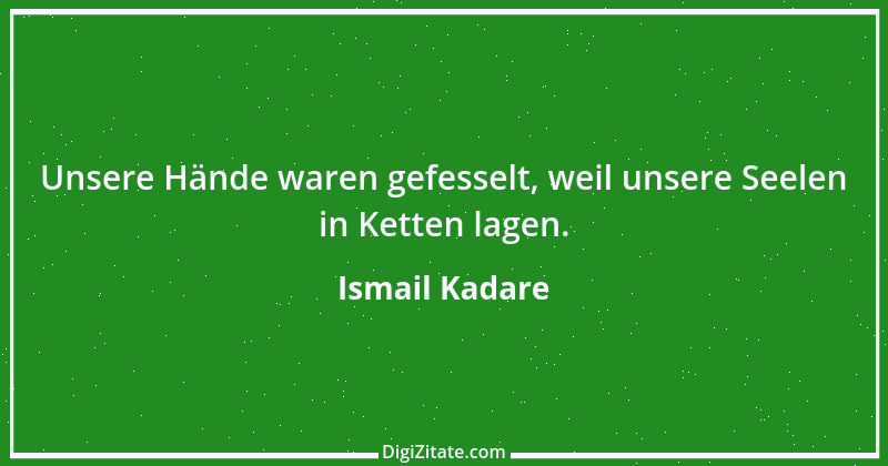 Zitat von Ismail Kadare 25