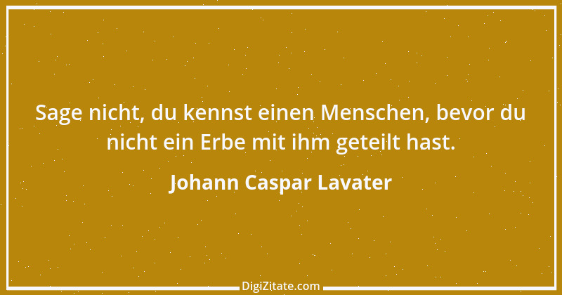 Zitat von Johann Caspar Lavater 14