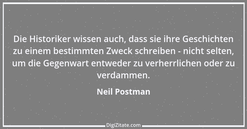 Zitat von Neil Postman 2