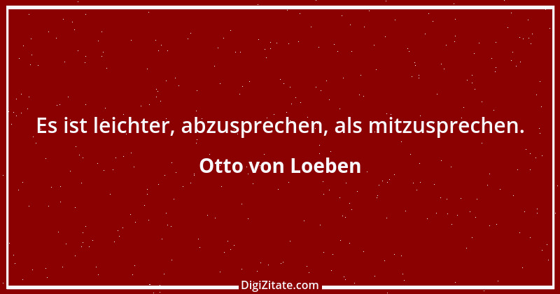 Zitat von Otto von Loeben 4