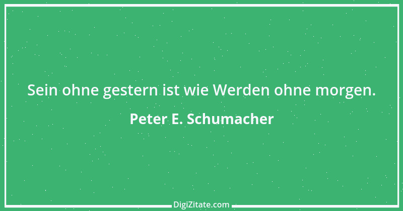 Zitat von Peter E. Schumacher 849