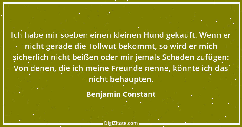 Zitat von Benjamin Constant 4