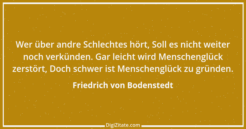 Zitat von Friedrich von Bodenstedt 3