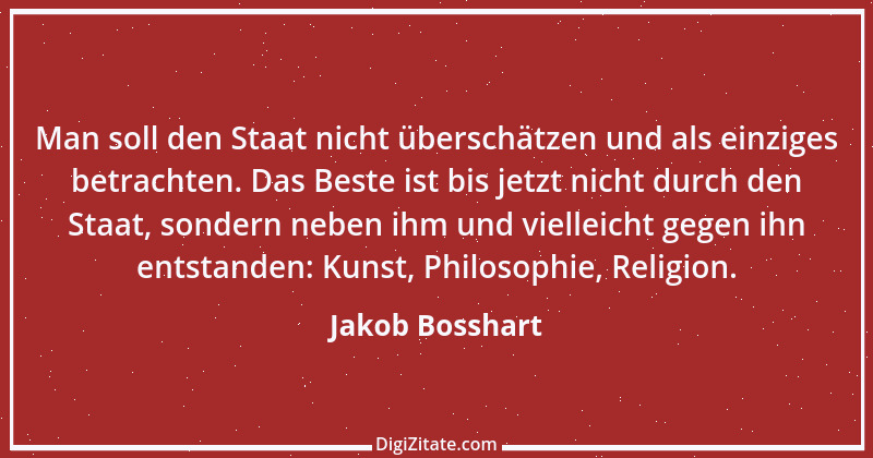 Zitat von Jakob Bosshart 120