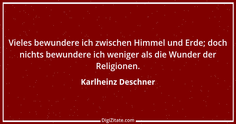 Zitat von Karlheinz Deschner 60