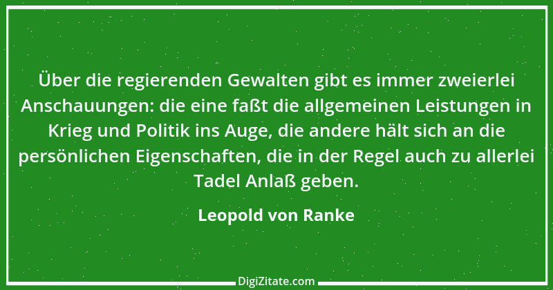 Zitat von Leopold von Ranke 89