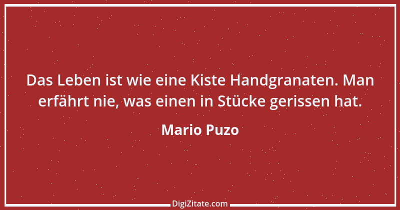 Zitat von Mario Puzo 1