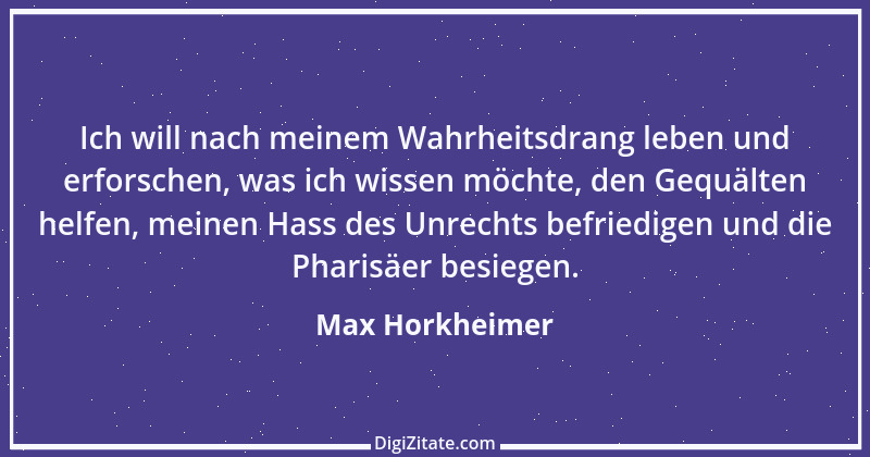 Zitat von Max Horkheimer 10