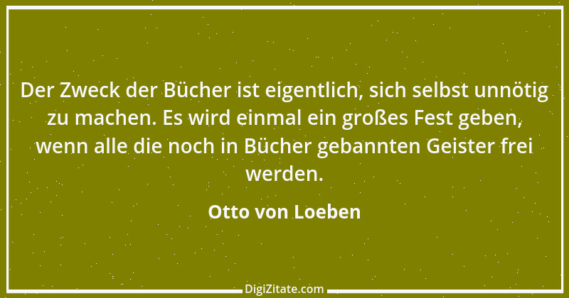 Zitat von Otto von Loeben 5