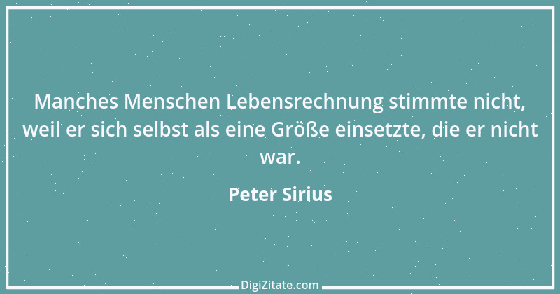 Zitat von Peter Sirius 445