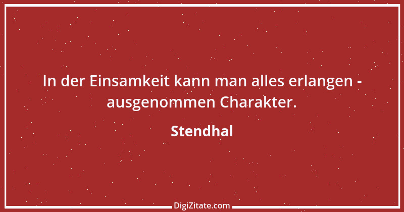 Zitat von Stendhal 15