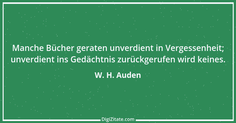 Zitat von W. H. Auden 7