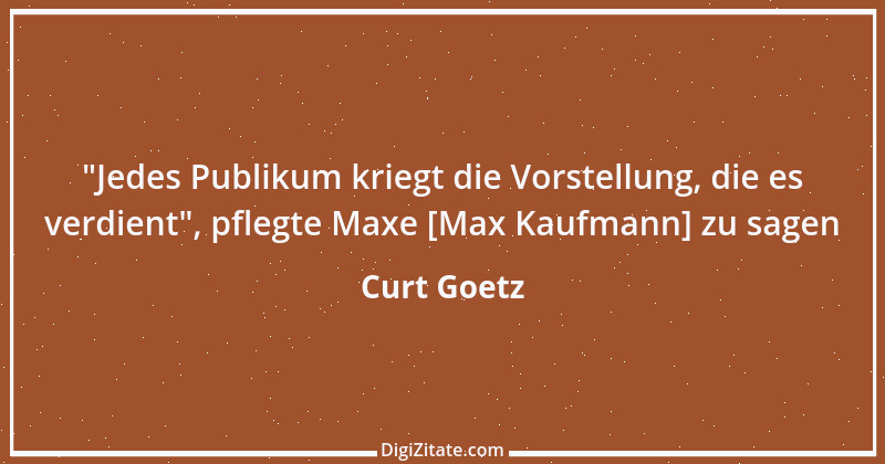 Zitat von Curt Goetz 90