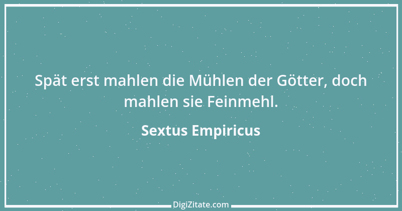 Zitat von Sextus Empiricus 3