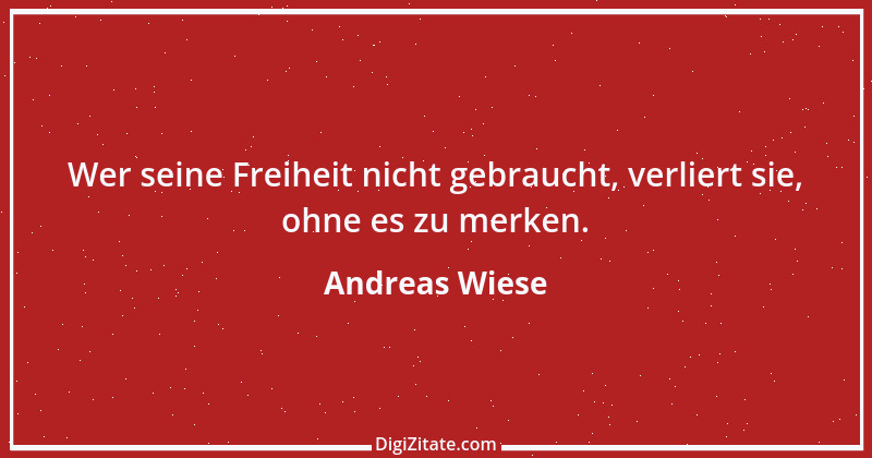 Zitat von Andreas Wiese 1