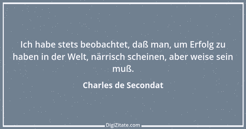 Zitat von Charles de Secondat 241