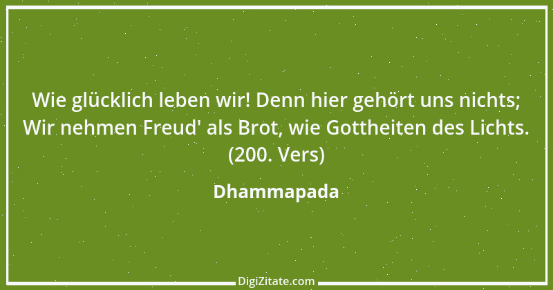 Zitat von Dhammapada 40