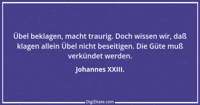 Zitat von Johannes XXIII. 24