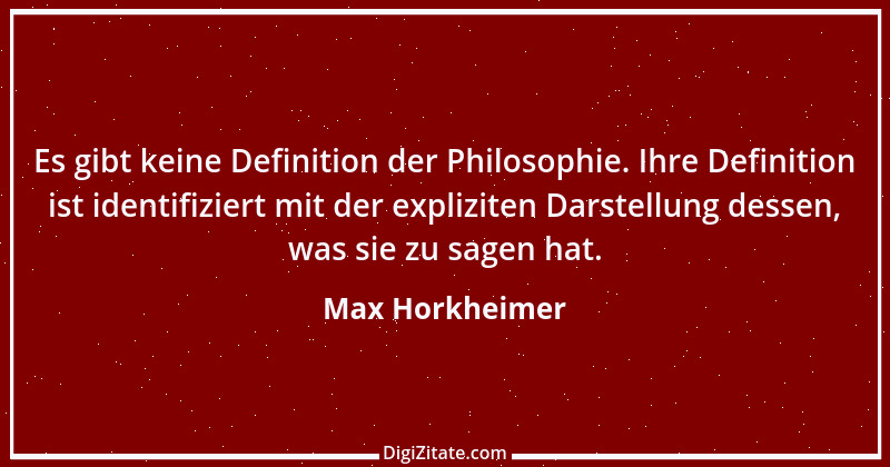 Zitat von Max Horkheimer 11