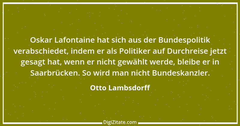 Zitat von Otto Lambsdorff 4