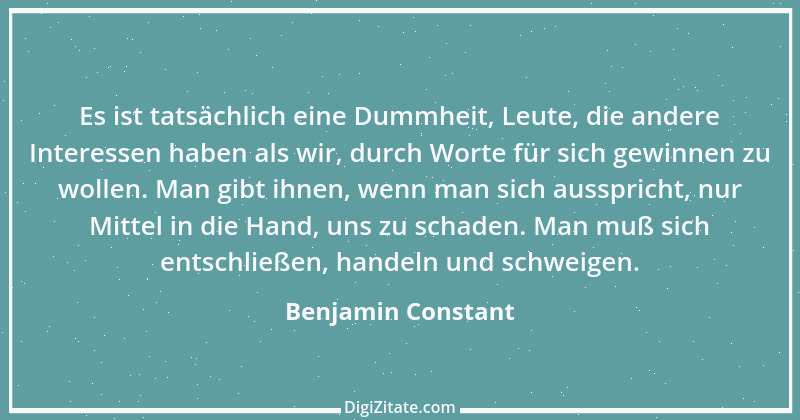 Zitat von Benjamin Constant 6