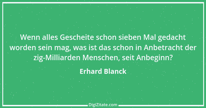 Zitat von Erhard Blanck 1602