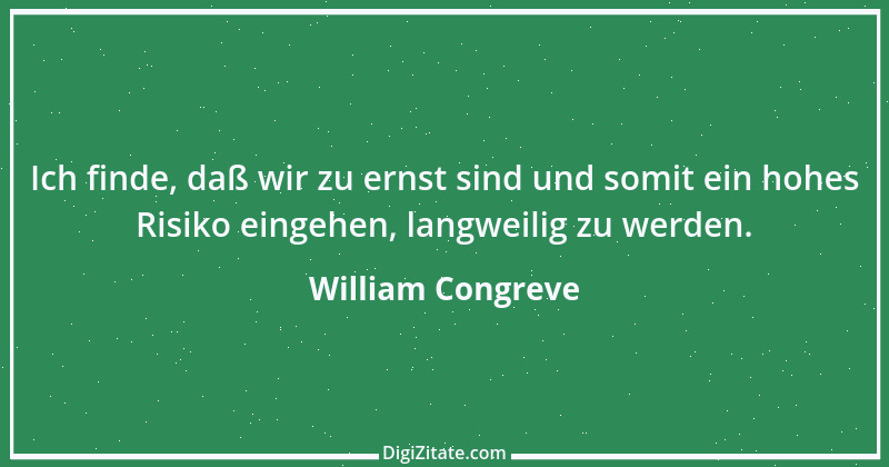 Zitat von William Congreve 3