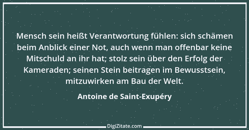 Zitat von Antoine de Saint-Exupéry 52