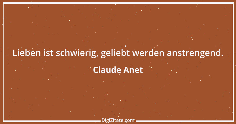 Zitat von Claude Anet 1