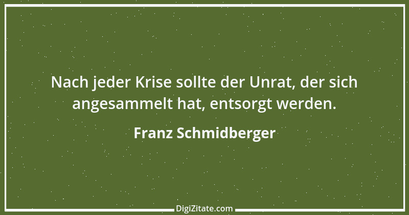 Zitat von Franz Schmidberger 5