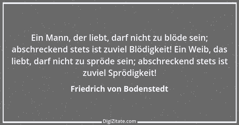 Zitat von Friedrich von Bodenstedt 6