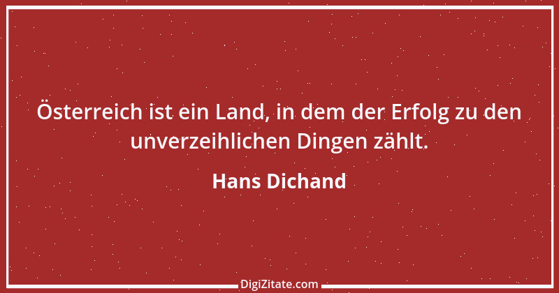 Zitat von Hans Dichand 1